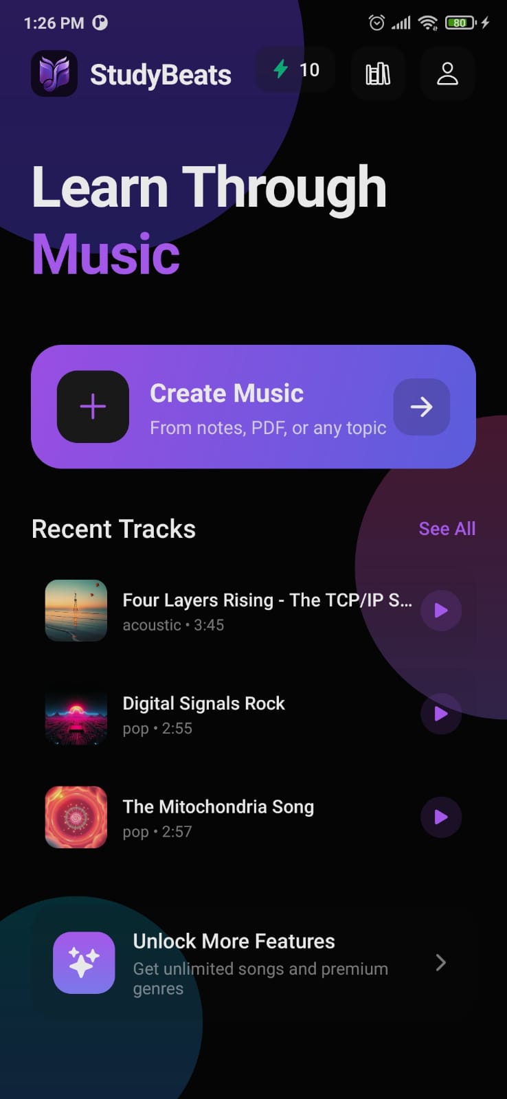 StudyBeats App